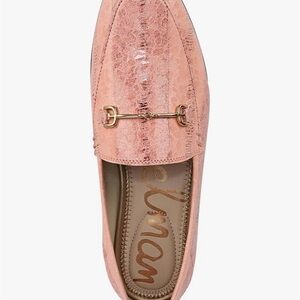 Sam Edelman Loraine Leather Loafer in Rosette with gold hardware-